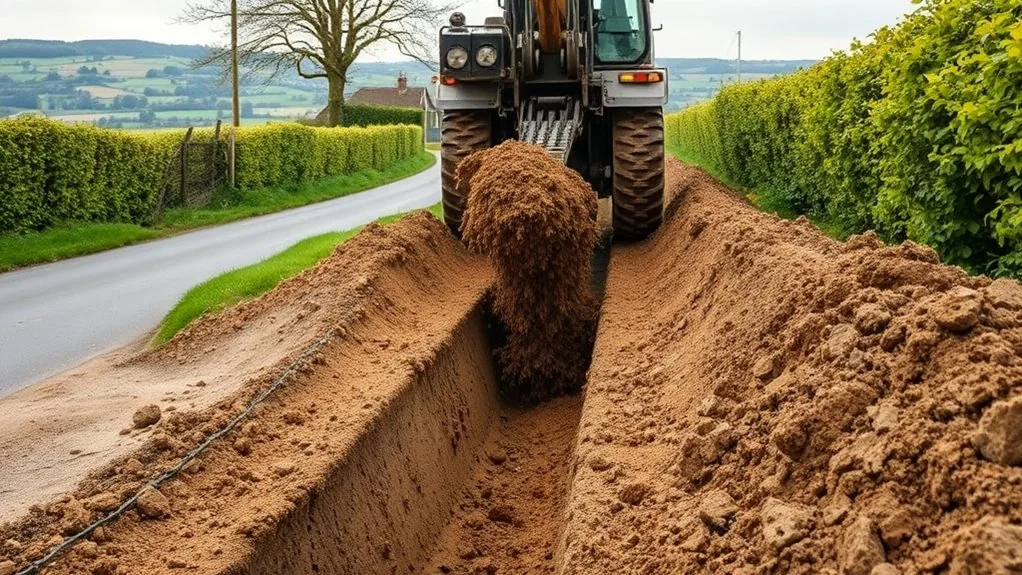 Chain Trenching in Kings Hill | Fast, Clean Trench Excavation