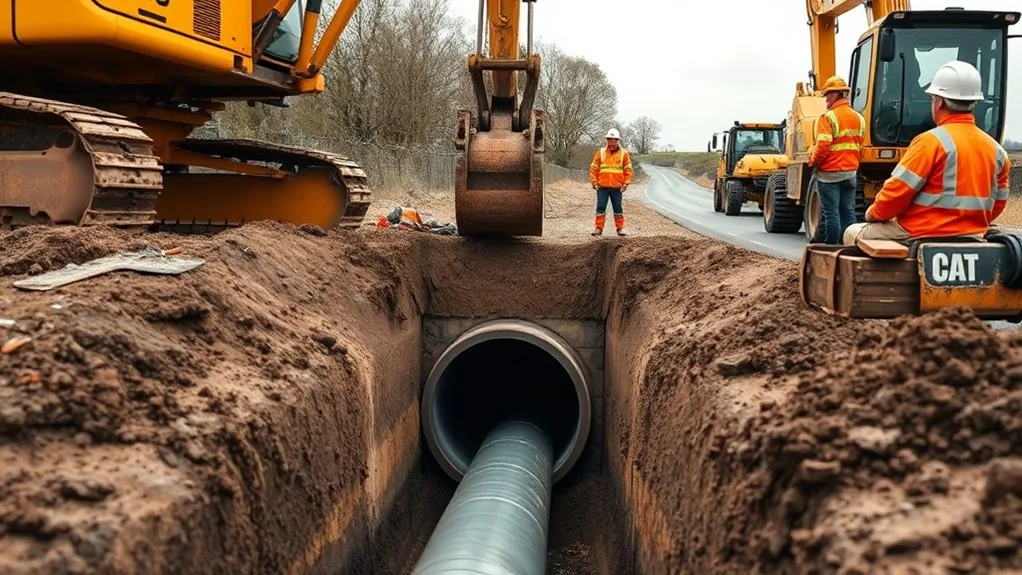 Pipe Ramming in Kings Hill | Driving Pipes Under Roads, Walls & Buildings